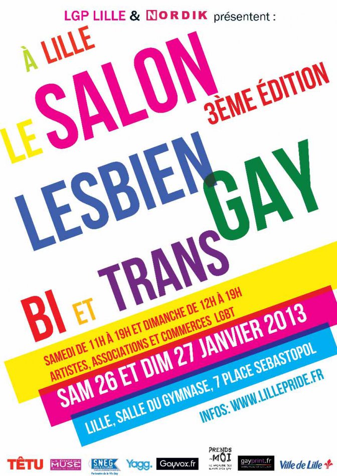 affiche salon LGBT 2013